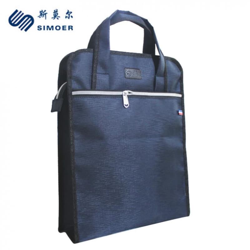 斯莫尔（SIMOER） SL-523 树皮纹公文包 38*30*9cm （单位：个） 蓝色