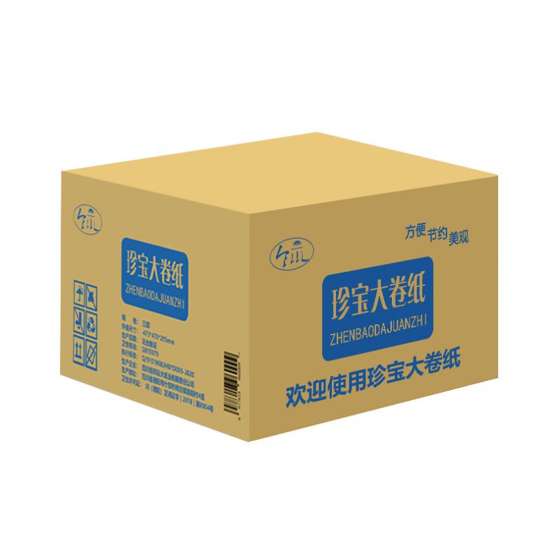 令坤 原生竹浆 有芯大卷纸 700g/卷 12卷/箱（单位：箱）