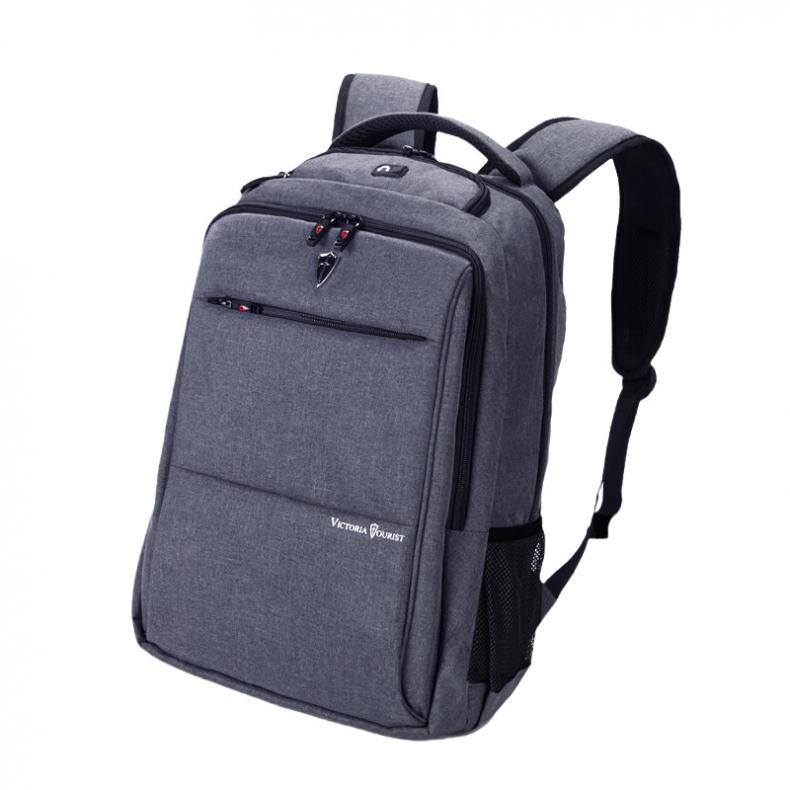 维多利亚旅行者（VICTORIATOURIST） V9006 双肩电脑包 31*45*18cm （单位：个） 可放15.6寸笔记本电脑 灰色