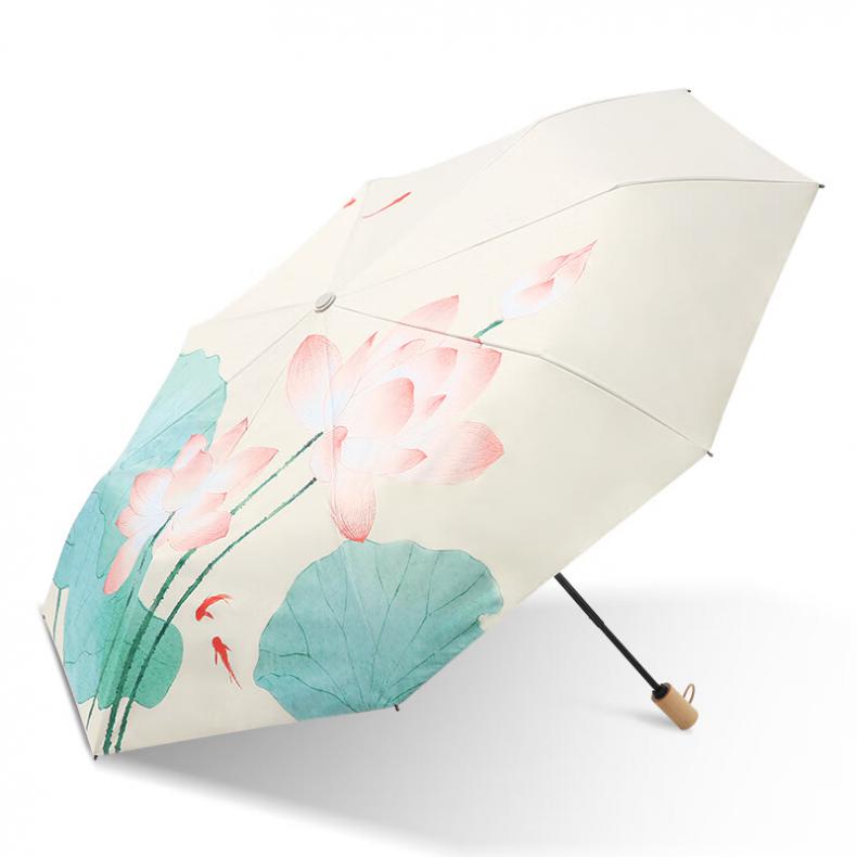 天堂 38043E 晴雨伞 55cm*8K （单位：把）  夏荷