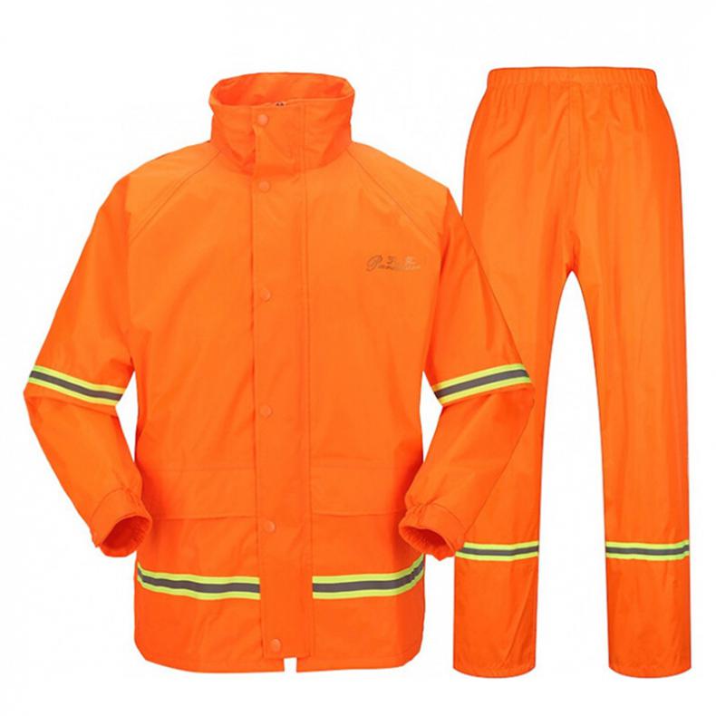 天堂 T093A 雨衣雨裤套装 Xl （单位：套）  橘黄色