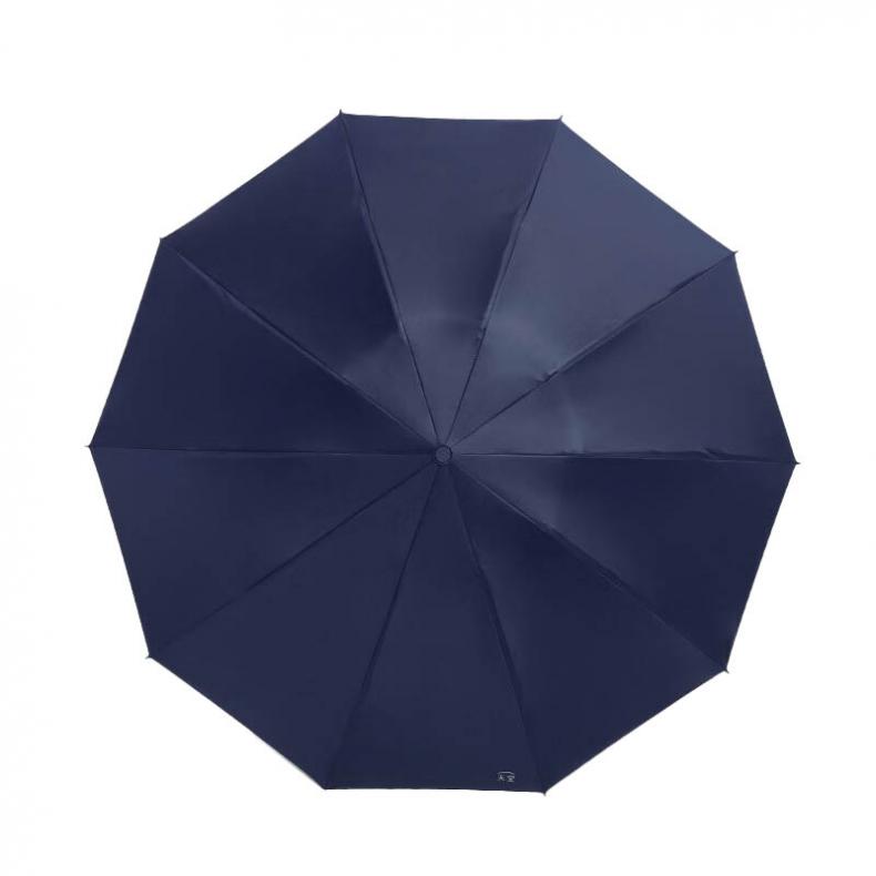 天堂 31173E 静澜 三折全自动晴雨伞 58cm 10骨 （单位：把）  颜色随机