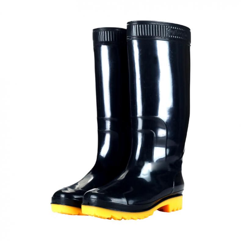 苏识 S-S044 高筒单层雨靴 39码 （单位：双）  黑色