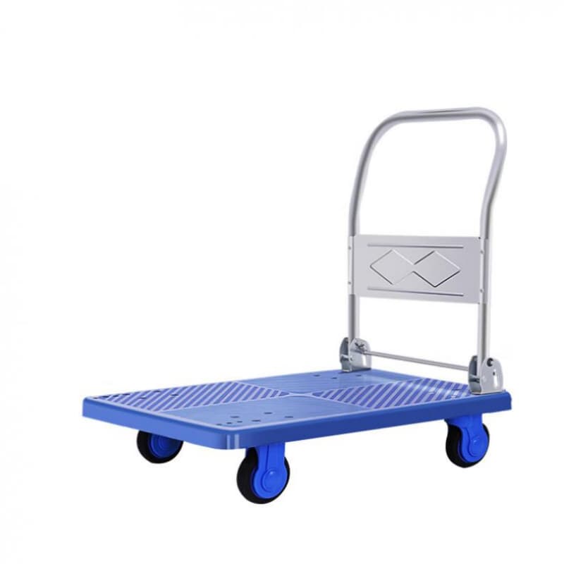 苏识 超静音 折叠手推车 640*1060mm 载重500kg （单位：个） 蓝色