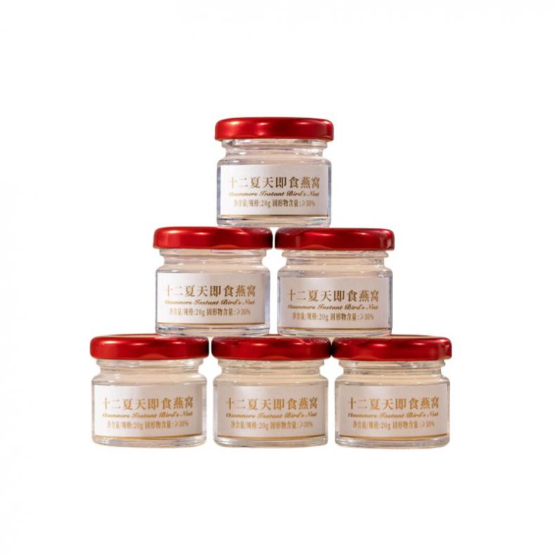 十二夏天 礼盒装 即食燕窝 20克/瓶 6瓶/盒 （单位：盒）  