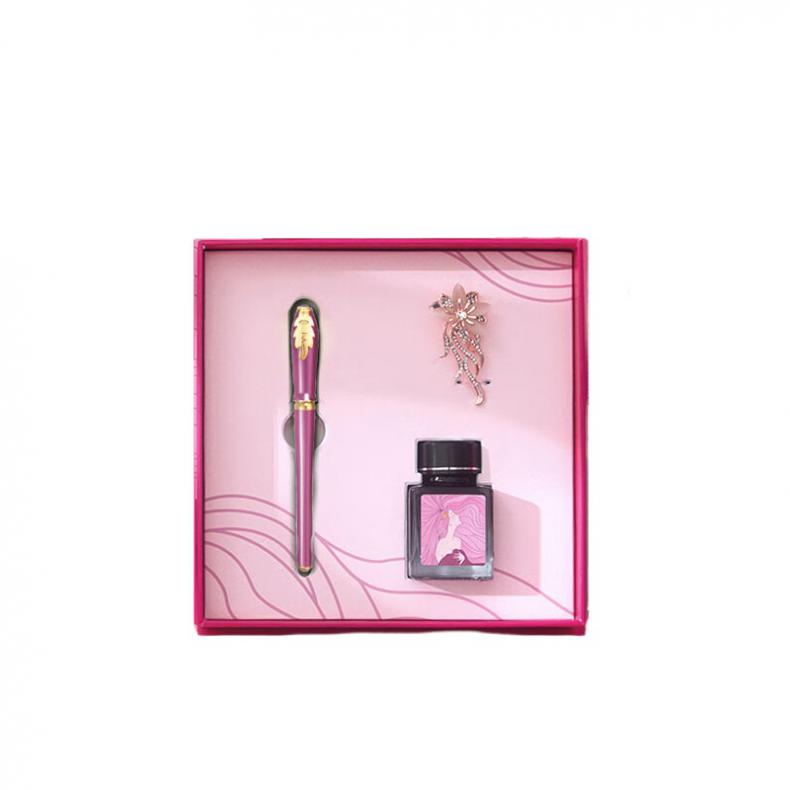 毕加索（pimio） PS-986 女神财务笔套装 0.38mm （单位：套）  紫红