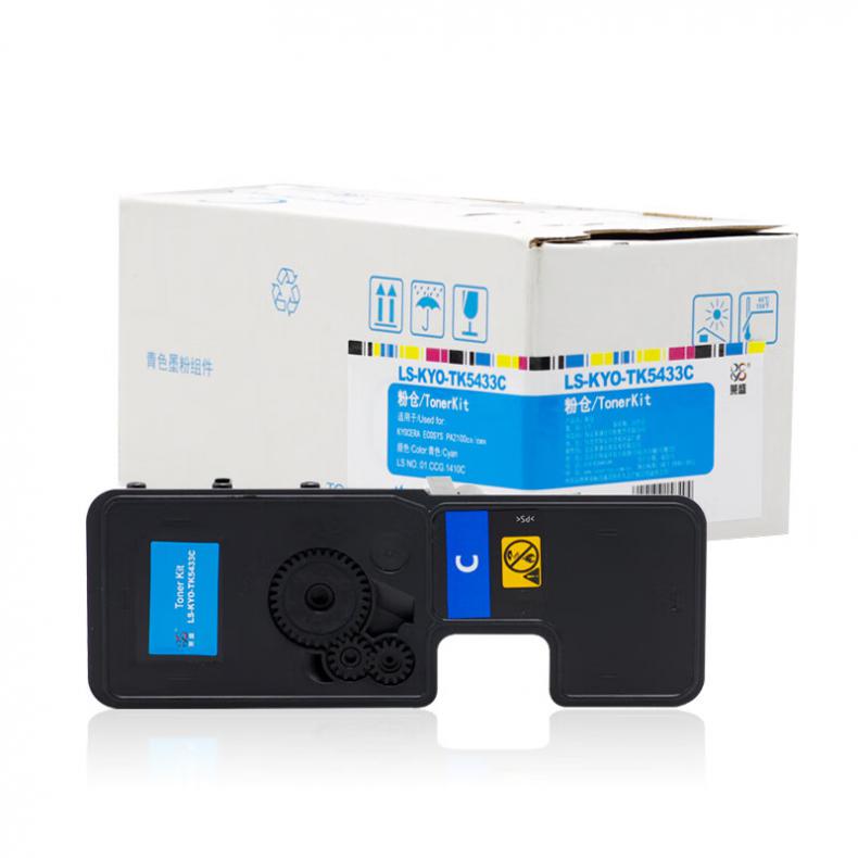 莱盛（laser） LS-KYO-TK5433C 粉盒 带芯片 1250页 （单位：支） 适用 KYOCERA ECOSYS PA2100cx/cwx 青色