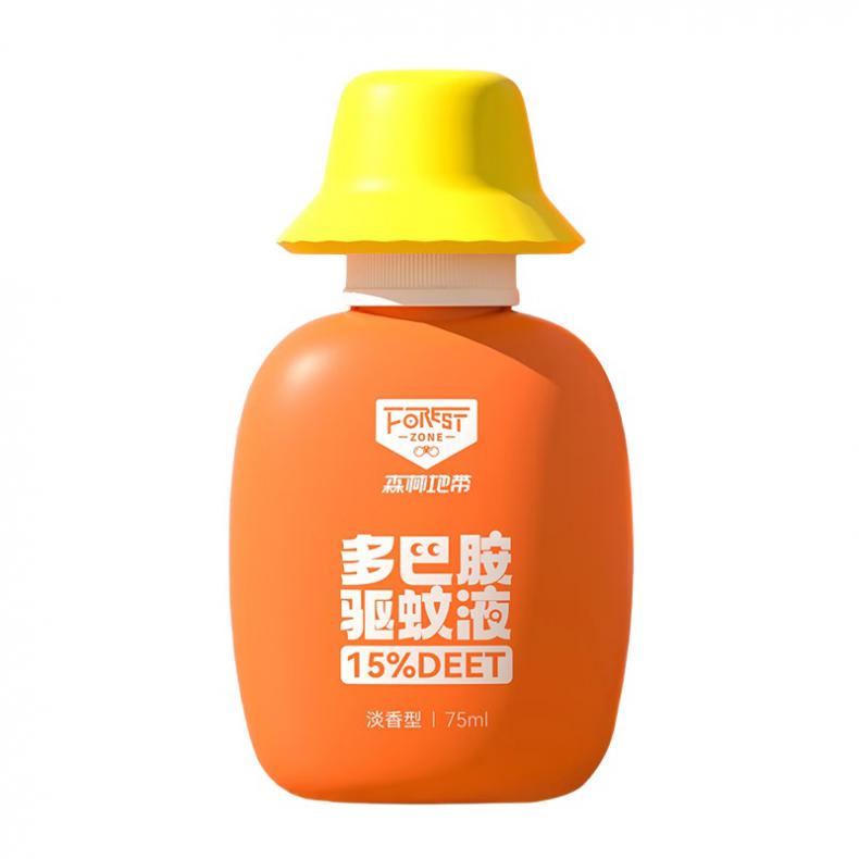 森林地带（FOREST ZONE） 15%避蚊胺 多巴胺驱蚊液 淡香 75ml （单位：瓶）  