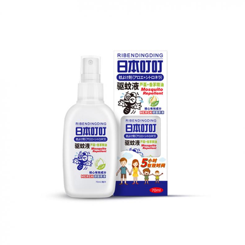 日本叮叮 芦荟+香茅精油 驱蚊喷雾 70ml （单位：瓶）  