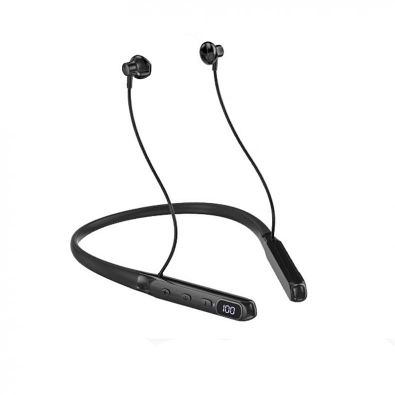 纽曼（Newsmy） GF13 数显半入耳无线蓝牙耳机 蓝牙5.3 （单位：副）  黑色