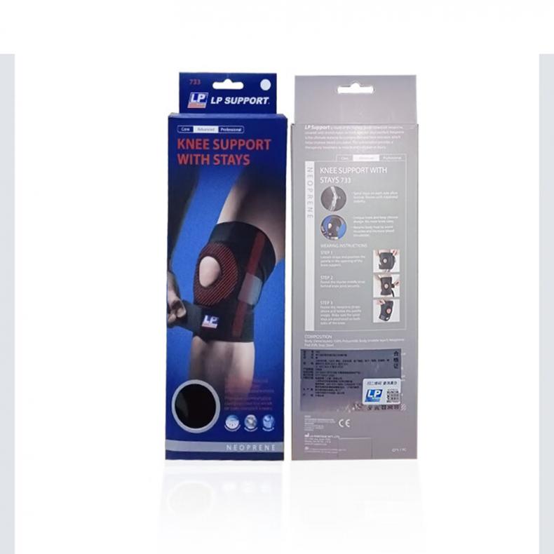 LP 733 单片运动用可调式垫片支撑护膝 均码 （单位：只）  黑色
