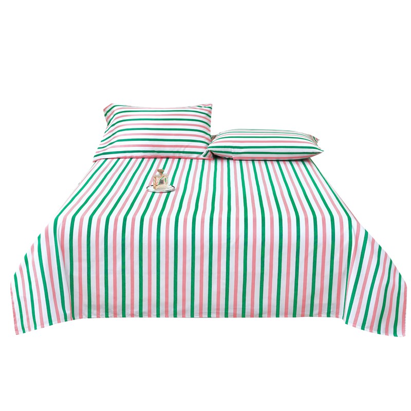 天琴 TQ-S66 夏日笙歌粗布三件套 床单200*230cm+枕套48*74cm*2 （单位：套）  