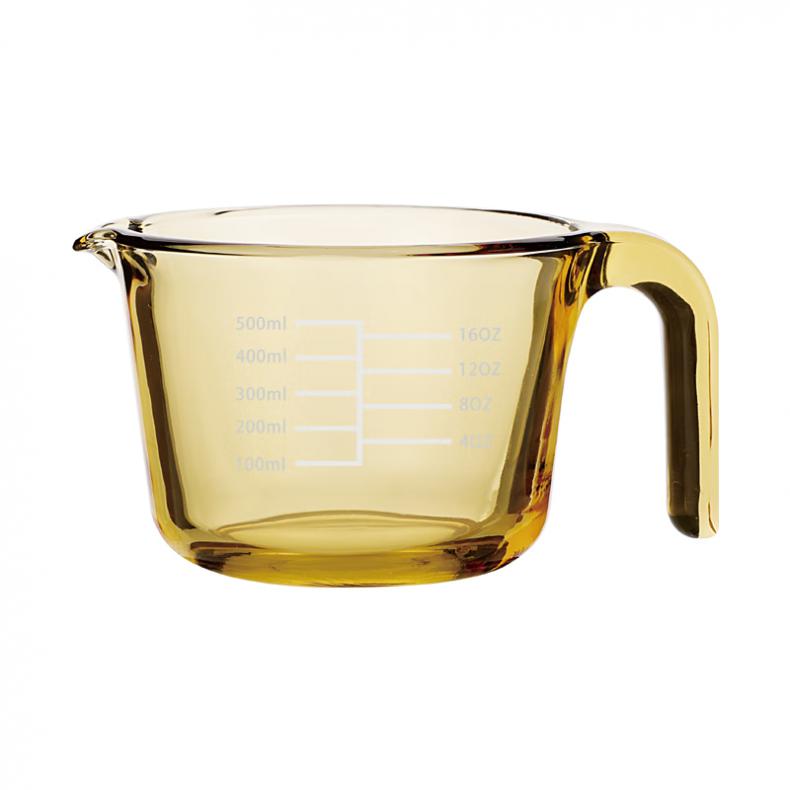 果兹 ASGZ-A10 元气料理量杯 500ml （单位：个） 琥珀色