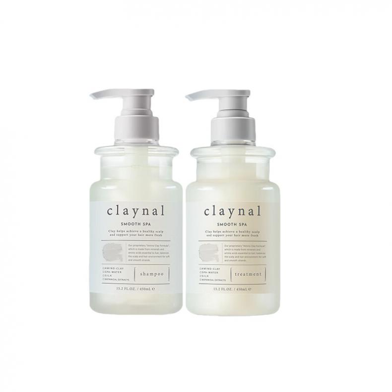 蓬派（CLAYNAL） 氨基酸 天然矿物泥蚕丝弹力洗护套装 450ml+450ml （单位：套）  