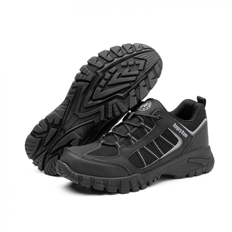 健坤 JK-760 透气登高鞋 帮面：黑色牛皮面+黑色透气网面 鞋底：黑色防滑橡胶底 35-48整码 （单位：双） 尺码下单请备注，特小，特大码工期一个月左右 黑色