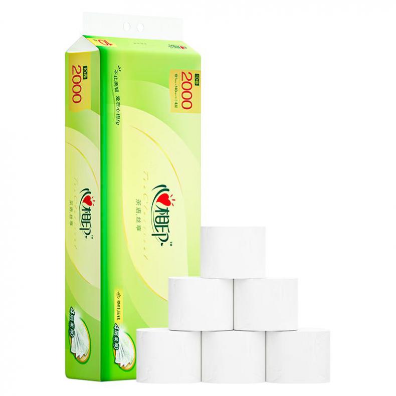 心相印 RW1010 无芯卷纸 4层200克/卷 10卷/提 （单位：提）