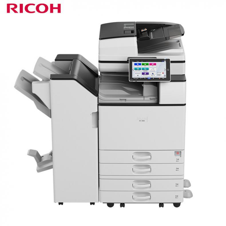 理光（Ricoh） IM 3000 A3黑白激光数码复合机 30页/分钟 （单位：台） 标配含双面输稿器+四纸盒+1000页小册子装订