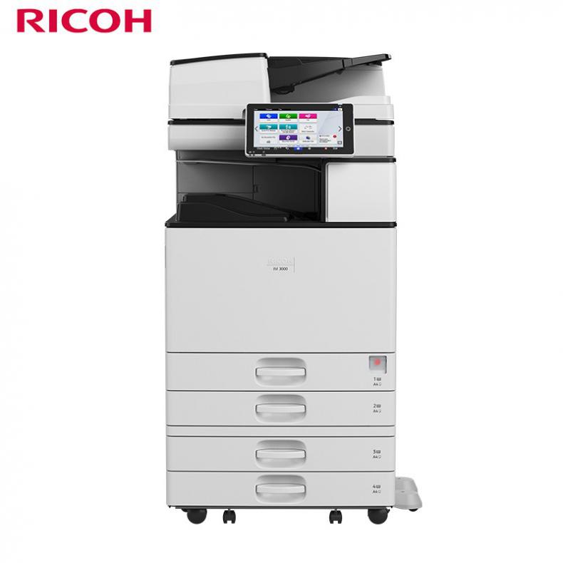 理光（Ricoh） IM 3000 A3黑白激光数码复合机 30页/分钟 （单位：台） 标配含双面输稿器+四纸盒