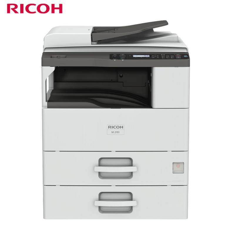 理光（Ricoh） M 2701 A3黑白数码复合机 27页/分钟 （单位：台） 主机+送稿器+双纸盒