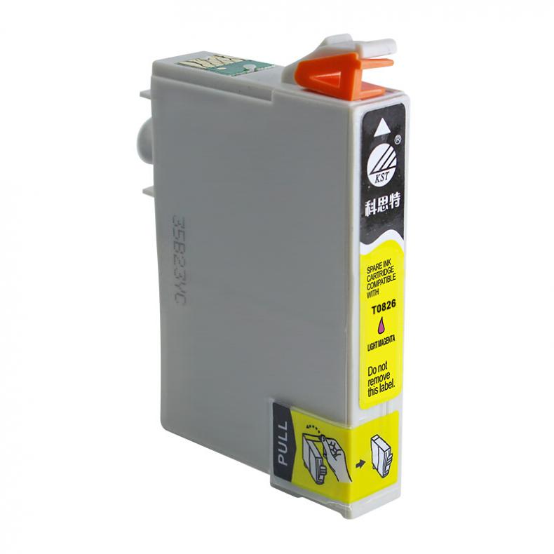 科思特（KST） T0826 墨盒 15ml （单位：个） 适用爱普生 R270 390 RX590 610 720 浅红