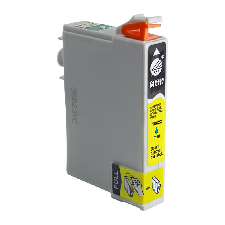 科思特（KST） T0822 墨盒 14ml （单位：个） 适用爱普生 R270 390 RX590 610 720 青色