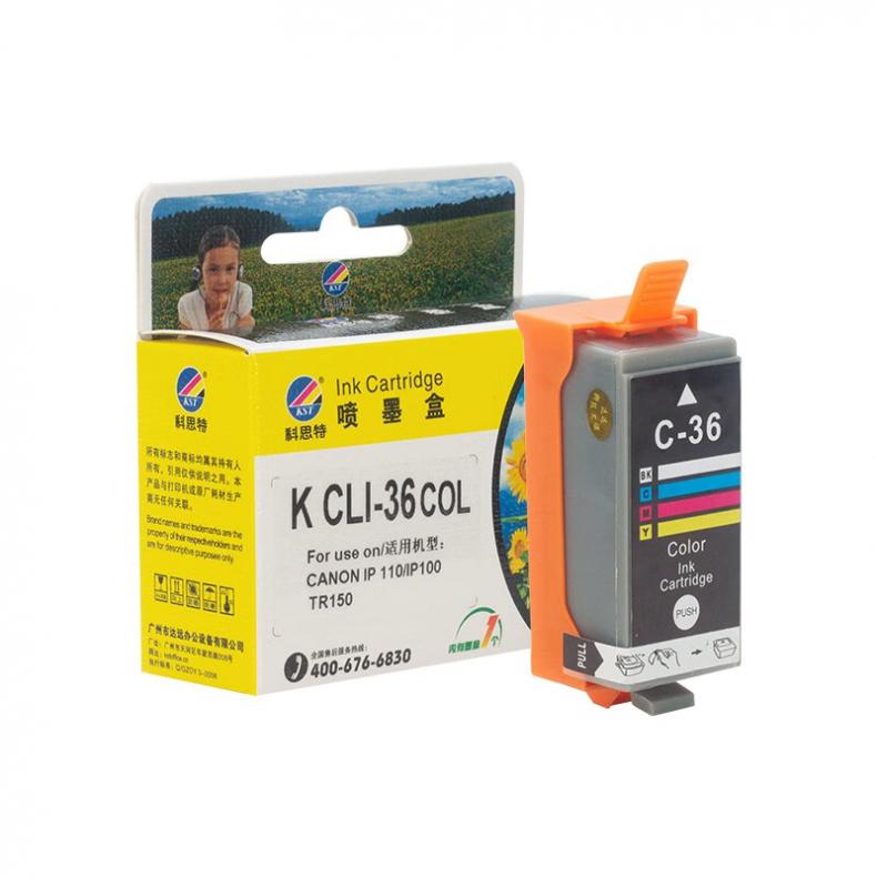  K CLI-36 COL 墨盒 9.4ml （单位：个） 适用佳能IP100 iP110 TR150 彩色