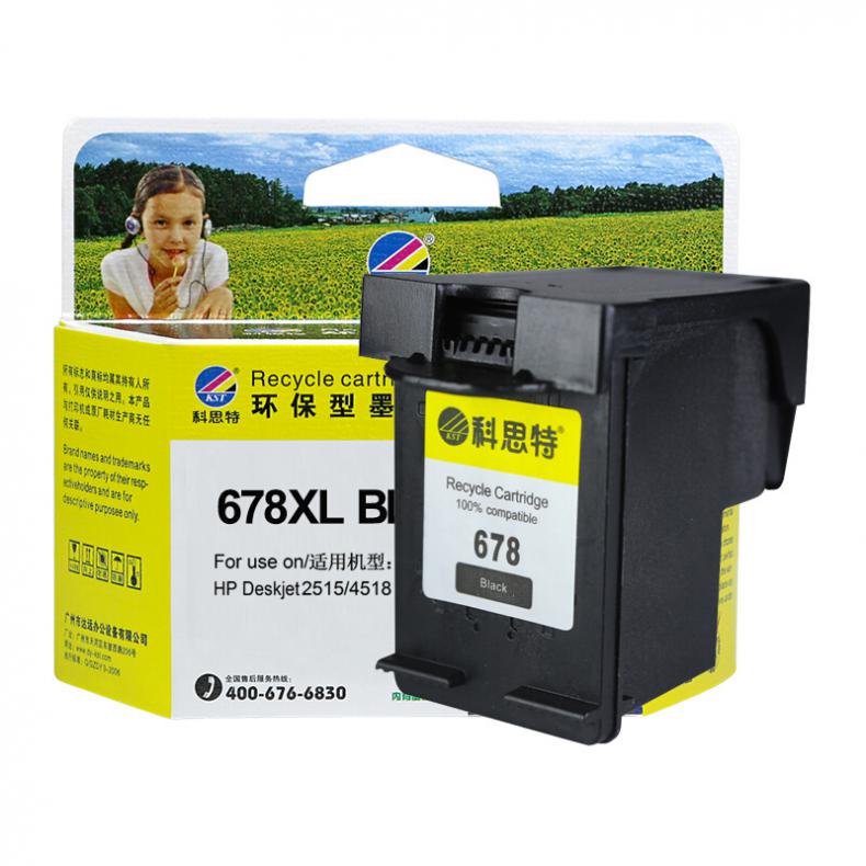  678XL BK 墨盒 550页 （单位：个） 适用惠普DeskJet 2515 /451 黑色