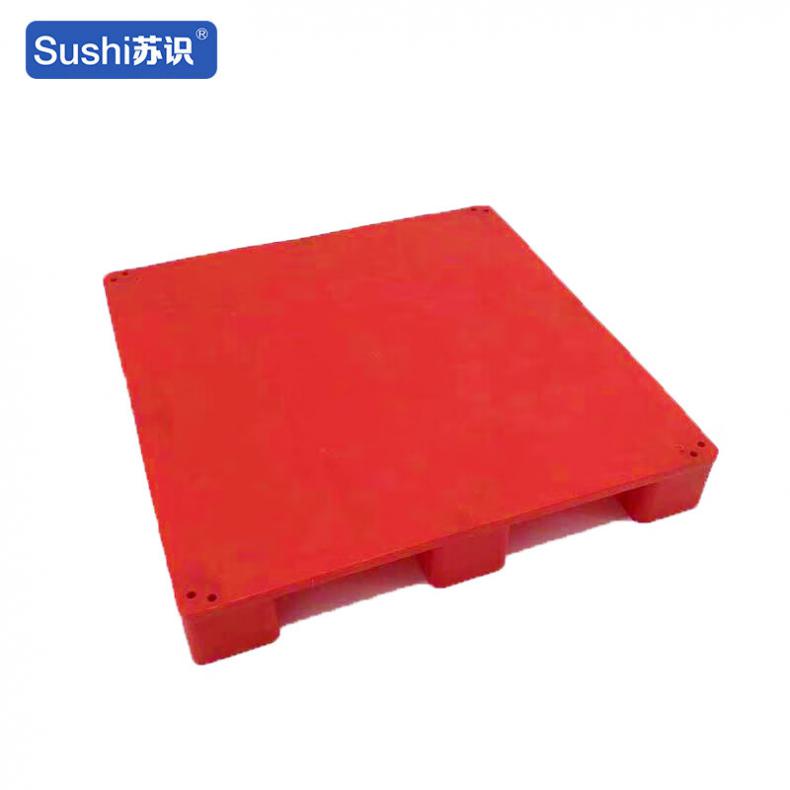 苏识 2230023 单面网格九角塑料托盘 1.2*1*0.15m （单位：件）  红色