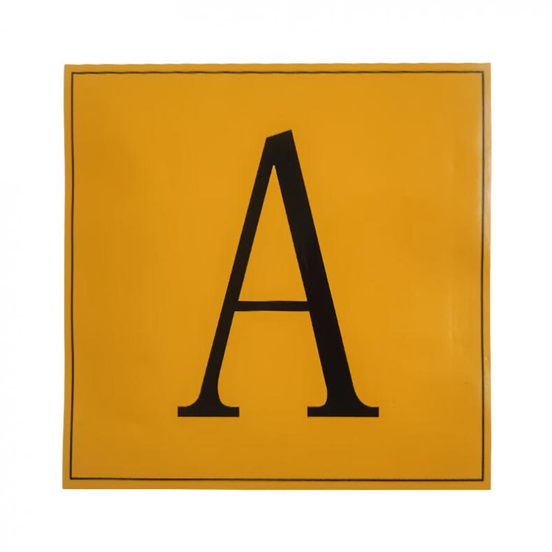  NP1301L 标签粘贴标牌 300mm*300mm （单位：盒）  黄色