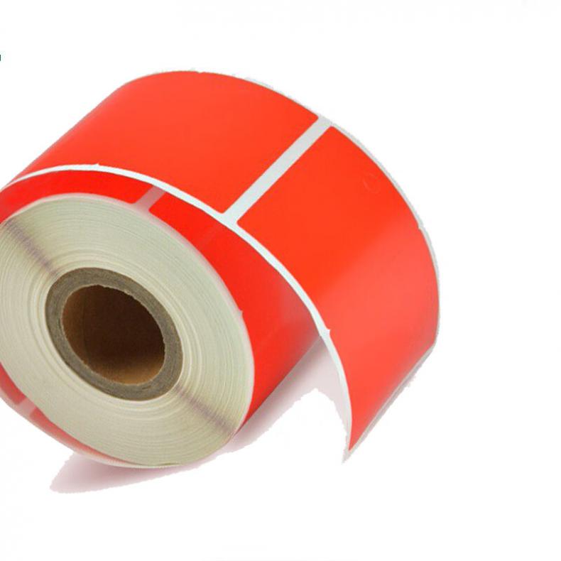 彩标 RD253840 标签胶贴 200片/卷 （单位：卷）  红色