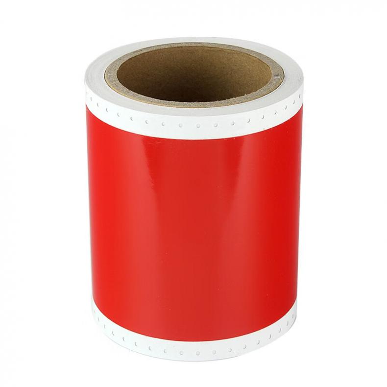 彩标 SL-S113N 标签机专用贴纸 110mm*10m （单位：卷）  红色