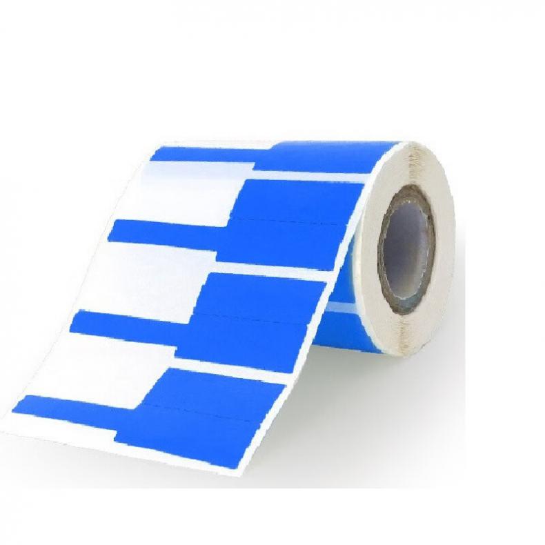 彩标 BL326440 标签胶贴 200片/卷 （单位：盒）  蓝色