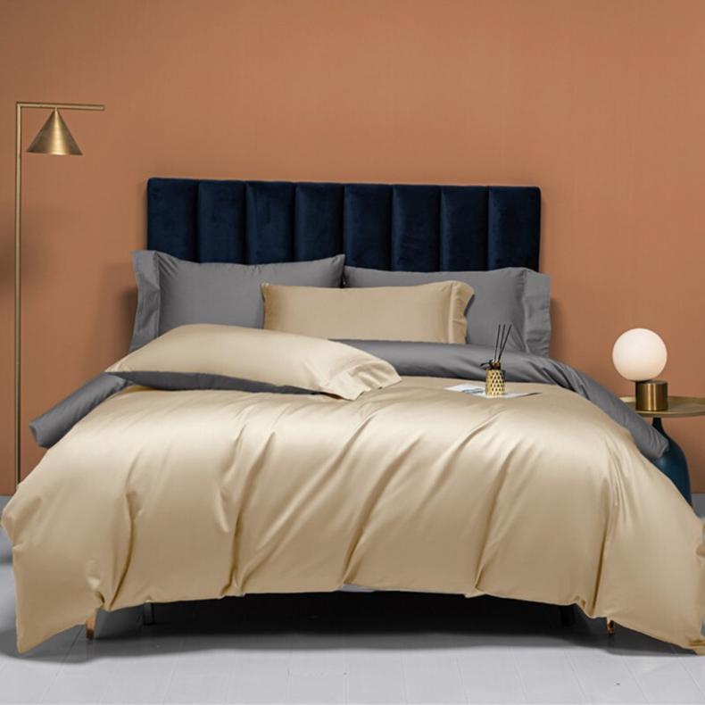 弗切尔珀榕 FWL0210018 长绒棉100支纯色四件套 220*240cm （单位：套） 香槟金