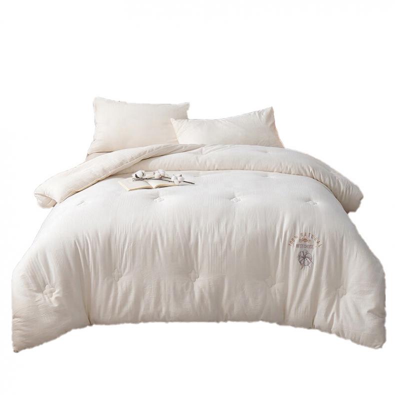 弗切尔珀榕 FTDC210198 原棉朴染提花棉花被 180*220cm （单位：件） 朴染棉花白