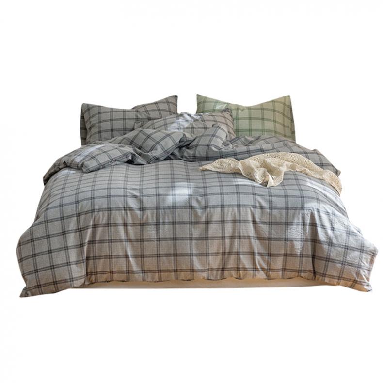 弗切尔珀榕 FSXM210071 全棉水洗棉映竹四件套 200*230cm （单位：套） 映竹灰格