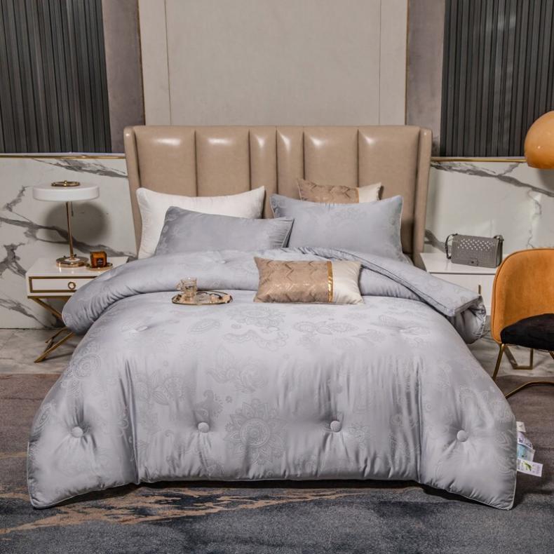 弗切尔珀榕 FQX0210250 贡缎60支大提花大豆秋冬被 200*230cm （单位：件） 氧肤灰