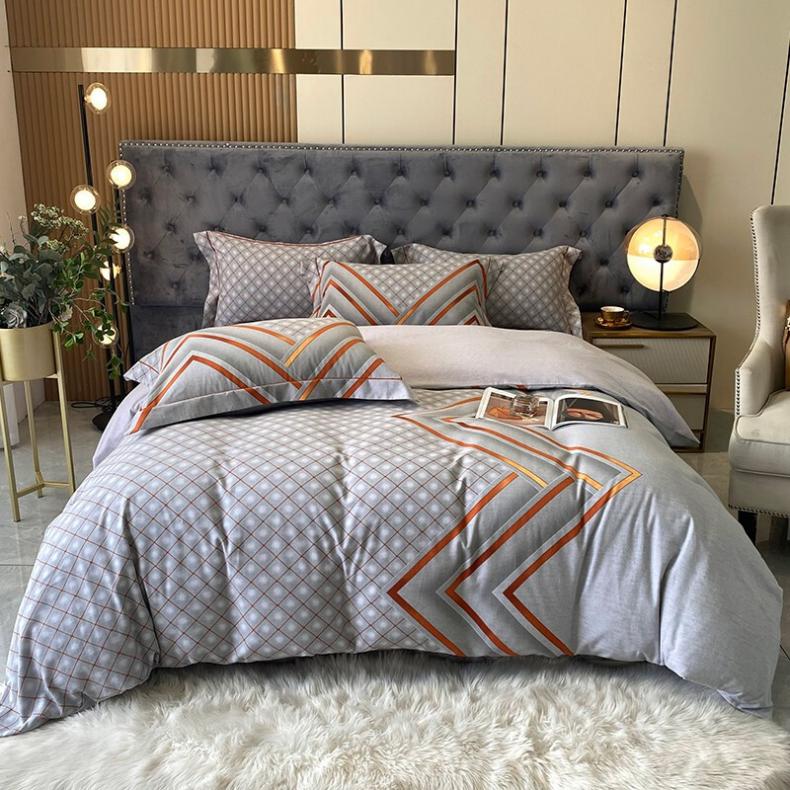 弗切尔珀榕 FKY0210221 环保磨毛条格四件套 200*230cm （单位：套） 格瑞特