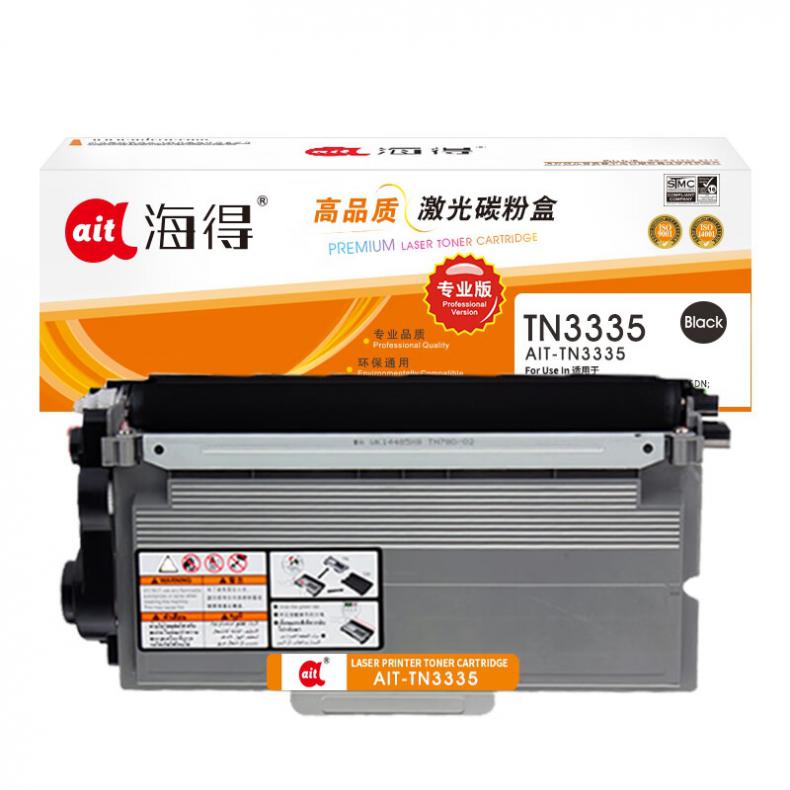 海得（ait） AIT-TN3335 粉盒专业版 3000页 （单位：支） 适用机型：兄弟HL-5440D 5445D 5450DN 6180DW MFC-8510DN 黑色