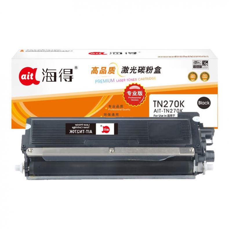 海得（ait） AIT-TN270K 粉盒专业版 2200页 （单位：支） 适用机型：兄弟 HL-3040CN 3070CN 黑色