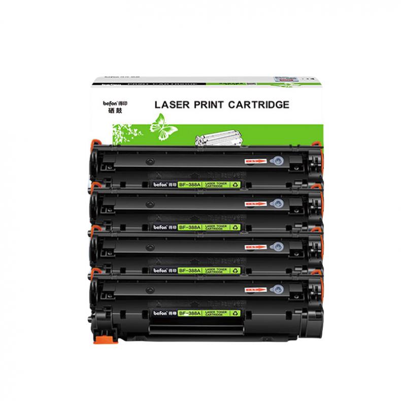 得印（befon） BF-388A 硒鼓套装 大容量易加粉 2500页/支 4支/组 （单位：组） 适用惠普m1136硒鼓 88a硒鼓 p1108 p1106 m126a m1213nf m128fn p1107 黑色