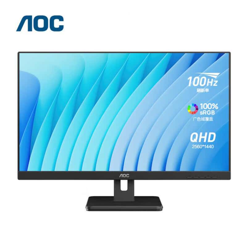 AOC Q27E3S2 2K电脑显示器 27英寸 （单位：台） 黑色
