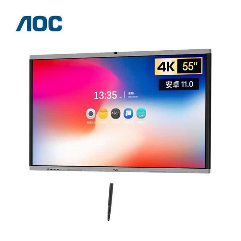 AOC 55T14MC 55英寸会议平板 单机 （单位：台） 黑色