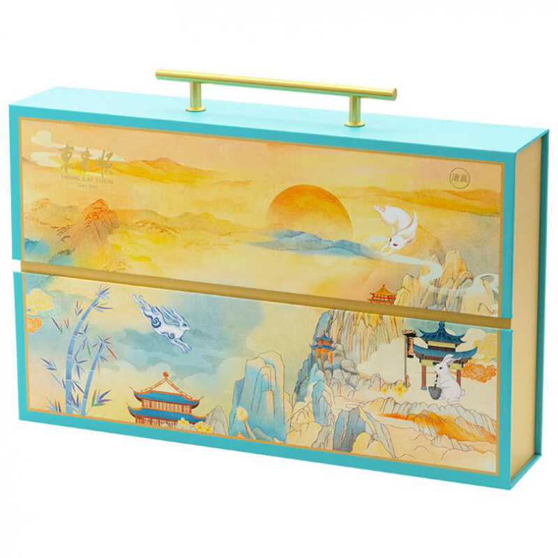 东来顺 东来佳礼 月饼礼盒 760g （单位：盒） 广式蛋黄莲蓉月饼80g+广式清真五仁月饼80g+广式香辣牛肉月饼100g+广式陈皮豆沙月饼100g+广式桂花山楂月饼100g+广式椰蓉月饼100g+广式黑芝麻月饼100g+广式普洱茶月饼100g