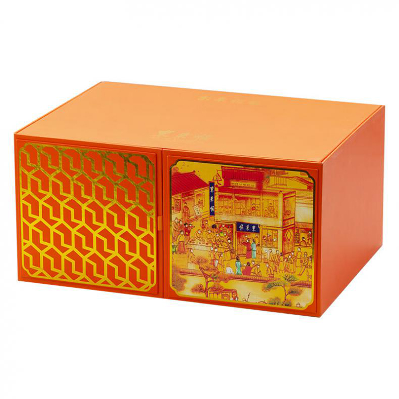 东来顺 东来悦礼 月饼礼盒 960g （单位：盒） 广式蛋黄莲蓉月饼80g*2+广式燕麦杂粮月饼80g*2+广式黑芝麻月饼80g*2+广式香辣牛肉月饼80g*2+广式陈皮豆沙月饼80g*2+广式清真五仁月饼80g*2