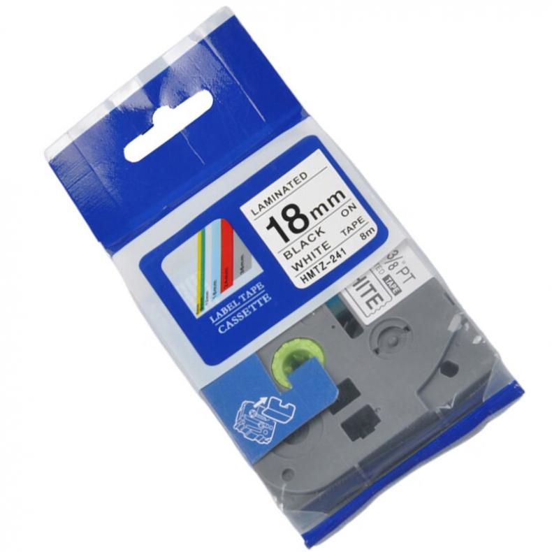 汇旻科（HMK） HMTZE-241 色带 18mm*8m （单位：盒） 白色