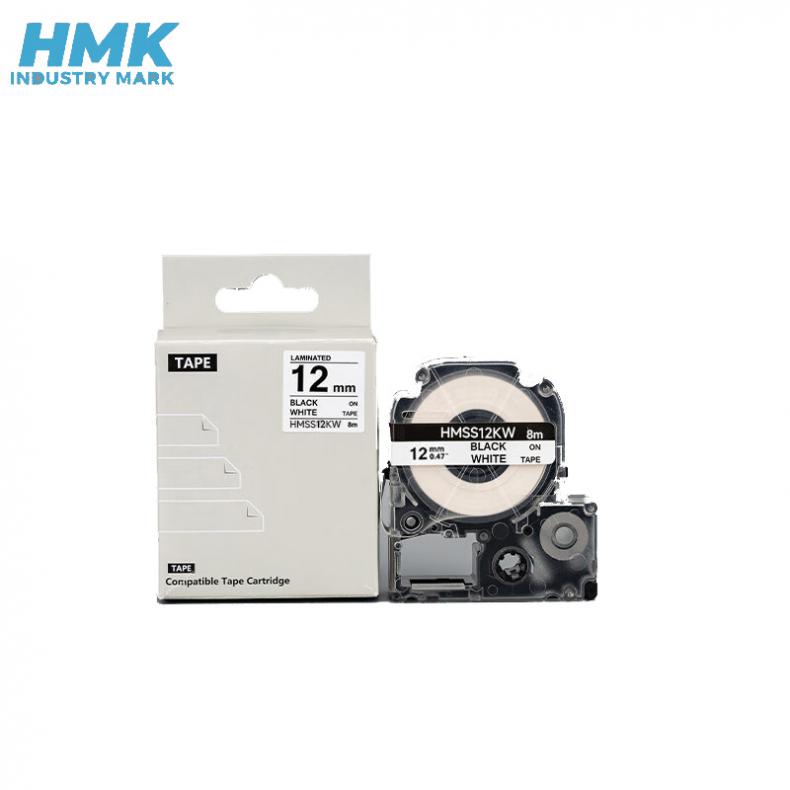 汇旻科（HMK） HMSS12K 标签机色带 12mm*8m （单位：盒） 白色