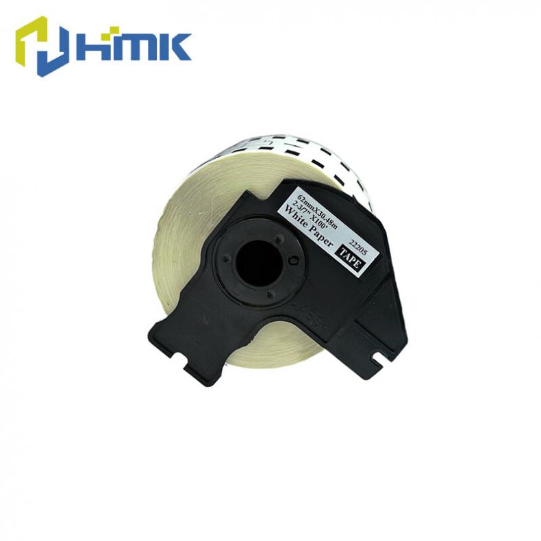 汇旻科（HMK） HMDK-22205 标签机色带 62mm*30.48m （单位：盒） 白色