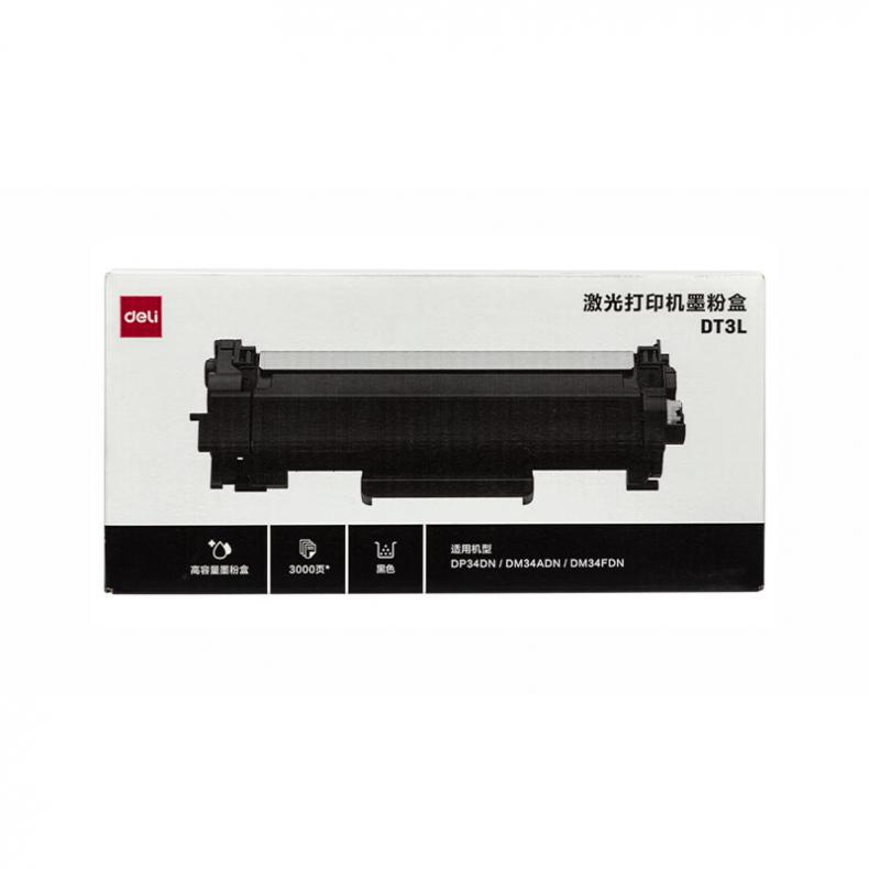  DT3L 墨粉盒 3000页 （单位：只） 适用得力DM34ADN/DP34DN 黑色