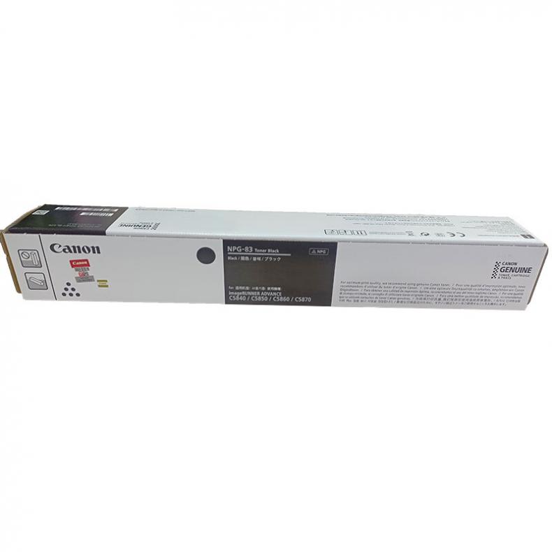 佳能（Canon） NPG-83 TONER BK 墨粉 70000页 （单位：支） 适用于佳能iRAC5840/5850/5860/5870 黑色
