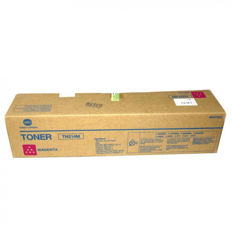 柯尼卡美能达(KONICA MINOLTA) TN214M 墨粉盒 18500页 （单位：支） 适用C200/C210/C7720 红色